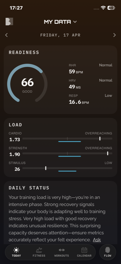 Beoflow app readiness dashboard